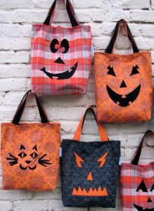ideas ecológicas para Halloween - bolsas