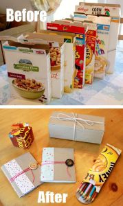 envoltorios para regalos - cajas de cereal final