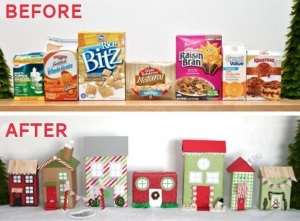 divirtiendo a tus niños reutilizando - cajas de cereal