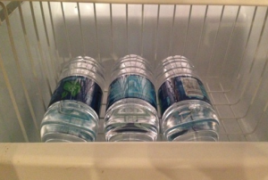 diversión congelada - botellas de agua