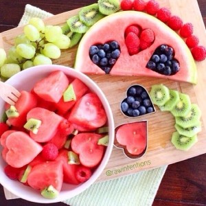 Frutas con formas